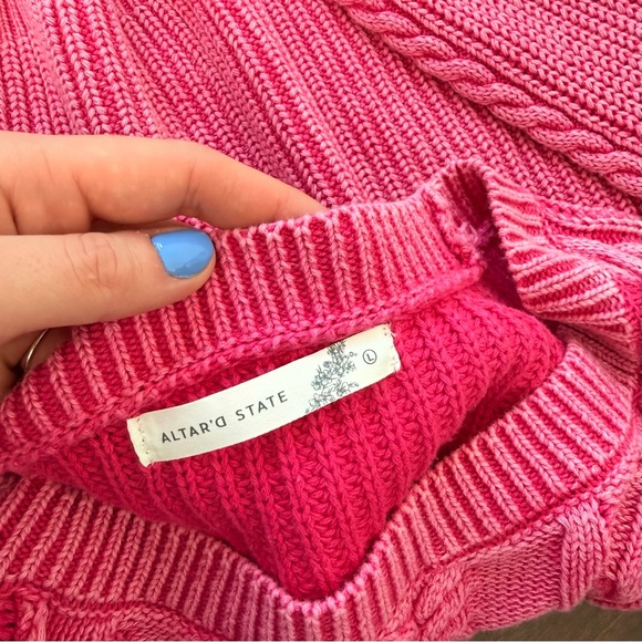 NWOT Alter’d State Peyton Cable Knit Sweater - Picture 5 of 5